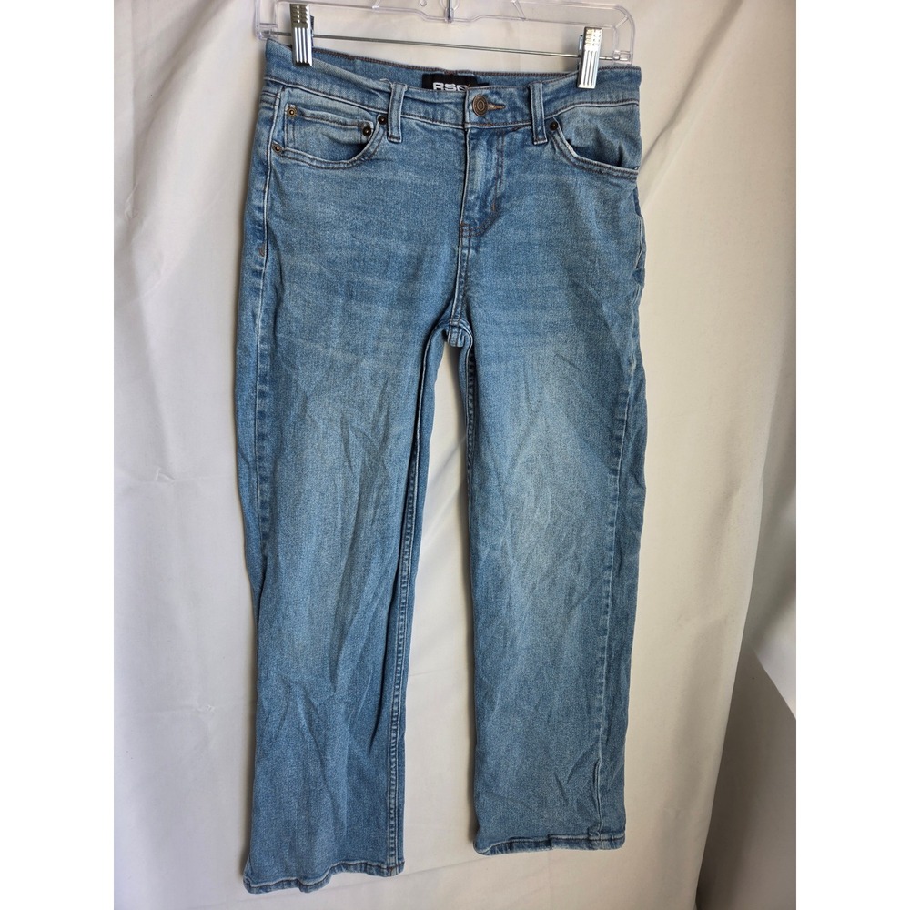 RSQ Straight Jeans Boys Blue Medium Wash Straight Mid Rise Straight